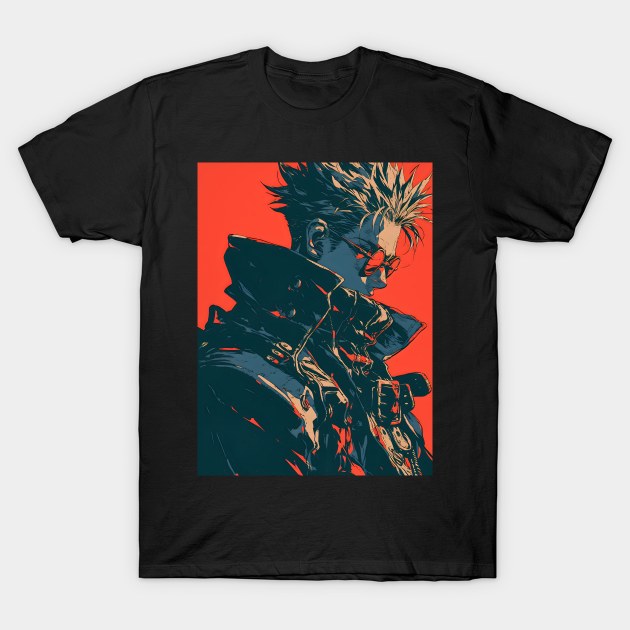 Legendary Gunslinger: Space Western Anime-Manga Adventure T-Shirt by insaneLEDP